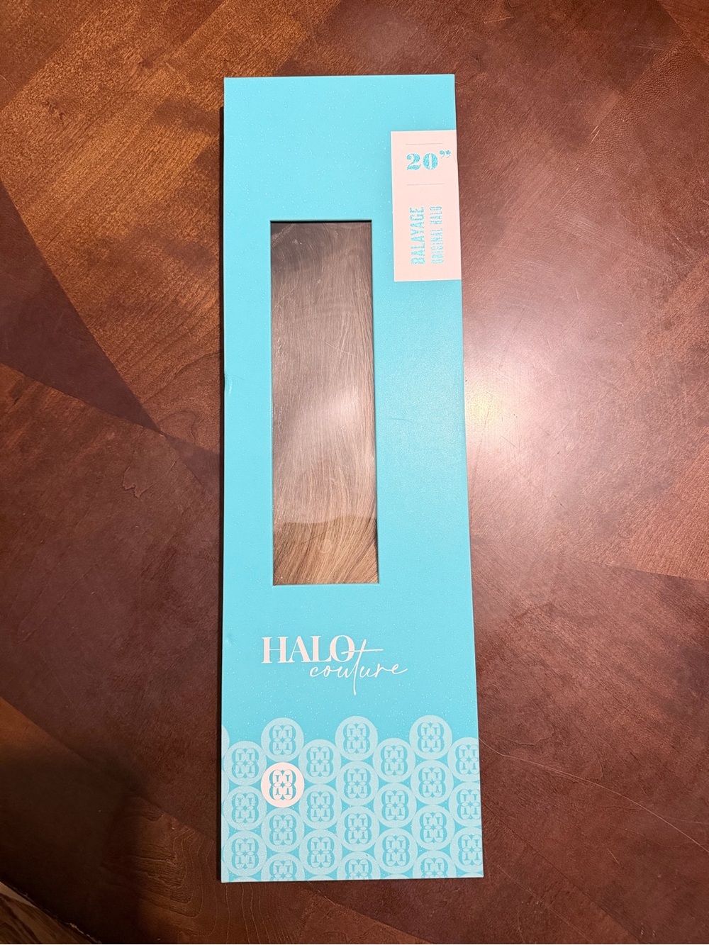 HALO Couture 20" Balayage Blonde Halo Hairpiece.